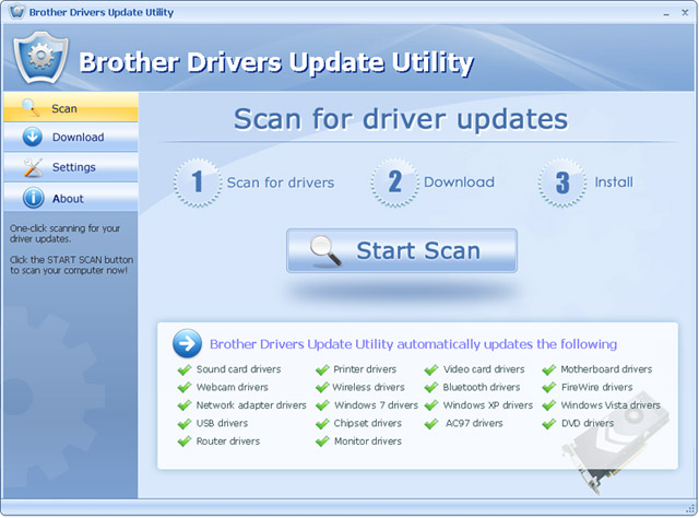Brother Drivers Update Utility For Windows 7 64 bit 4.2